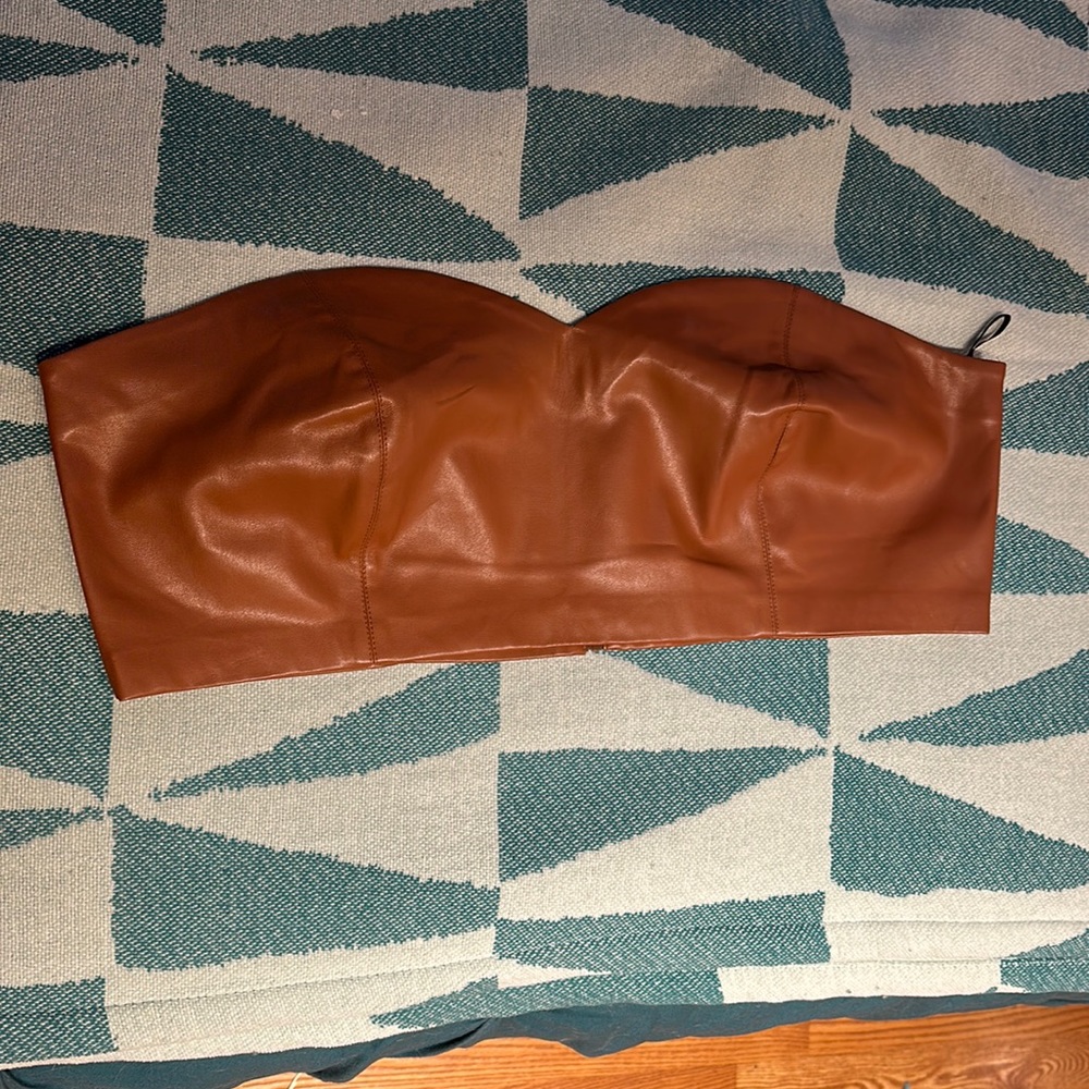 Eloquii Leather Bustier